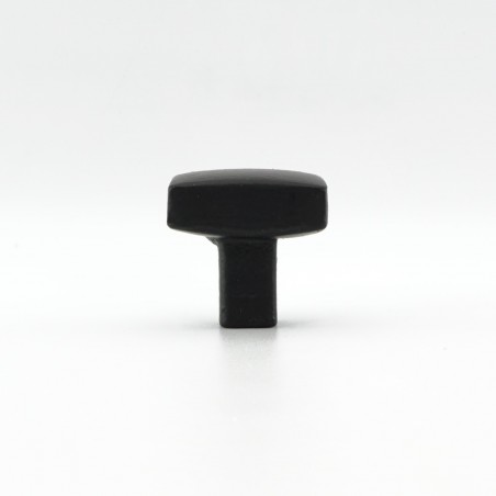 Black Iron Square Cabinet Knob