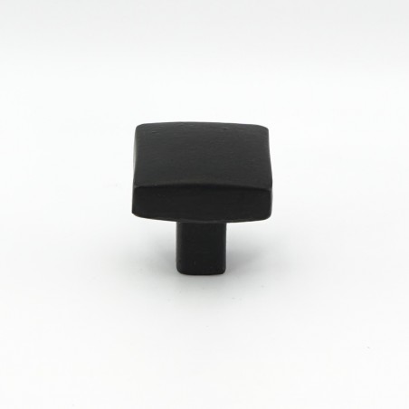 Black Iron Square Cabinet Knob