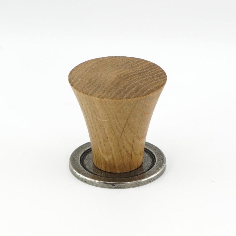 Pewter and Wood 'Haytor' Cabinet Knob