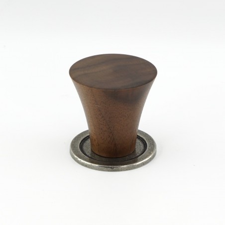 Pewter and Wood 'Haytor' Cabinet Knob