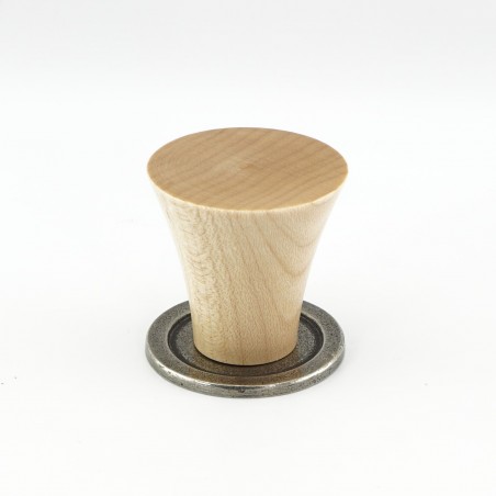 Pewter and Wood 'Haytor' Cabinet Knob