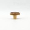 Beech Engraved Wooden Knob (Leaves)