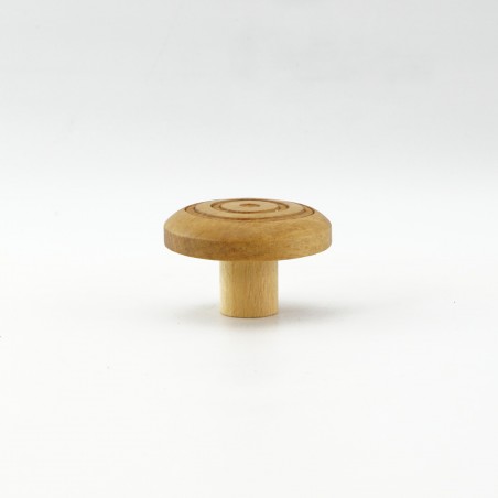 Beech Engraved Wooden Handles (Circles)