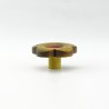 Green Wooden Flower Knob Green Wooden Flower Knob