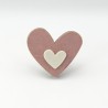 Crafty Red Wooden Heart Cabinet Knob Crafty Red Wooden Heart Cabinet Knob