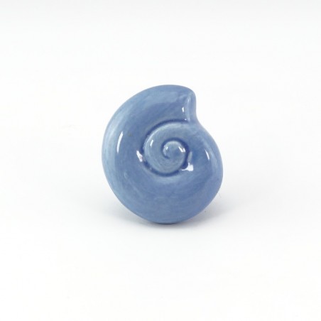 Seashore Snail Ceramic Cabinet Knobs