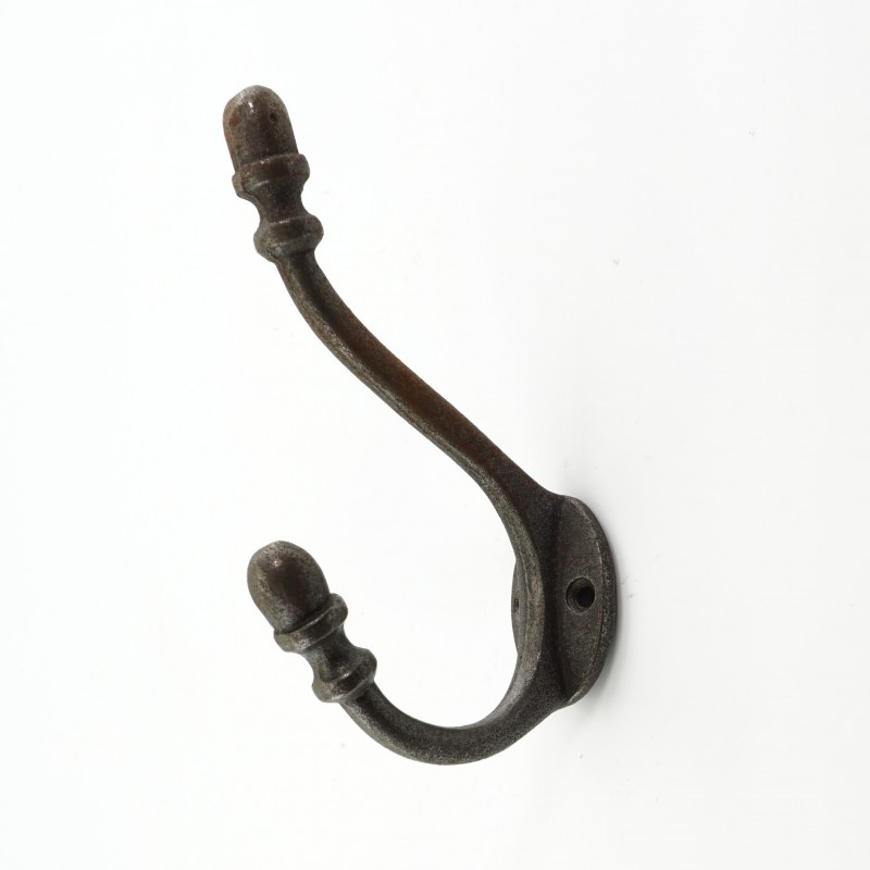 Acorn Double Hook Antique Cast Iron.