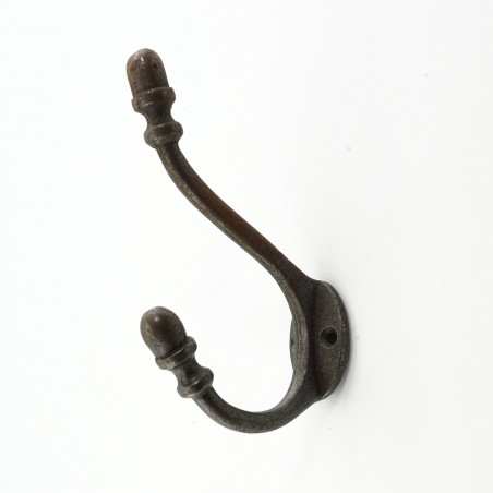 Acorn Double Hook Antique Cast Iron.