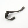 Bellever Double Coat Hook in Antique Iron Bellever Double Coat Hook in Antique Iron
