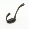 Bellever Double Coat Hook in Antique Iron Bellever Double Coat Hook in Antique Iron