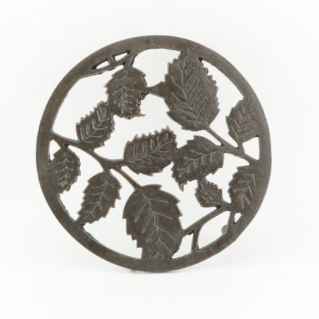 'Flower' Trivet Antique Iron