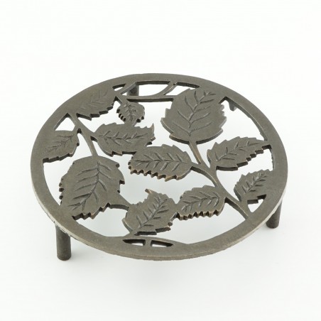 'Flower' Trivet Antique Iron