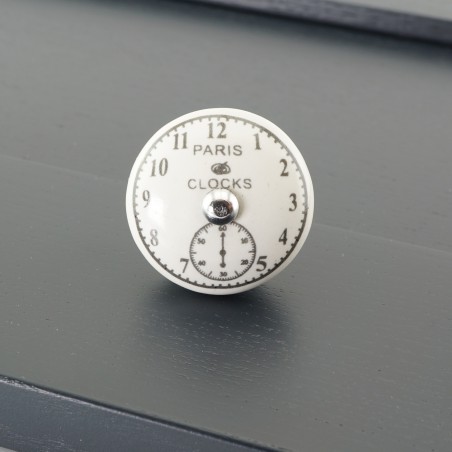 Ceramic Clock Dial Cabinet Knob