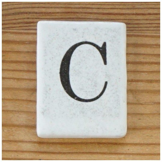 Antique style ceramic letters Ceramic letter tiles Oak &