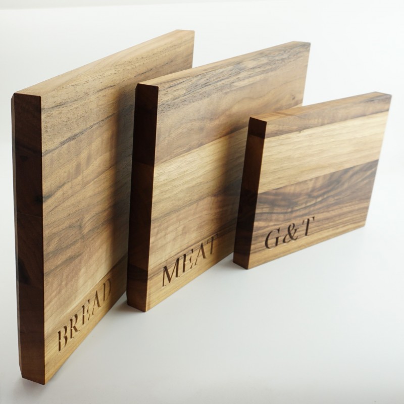 Walnut Wooden Chopping Board Set