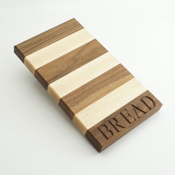 Walnut and Maple Bread Board
