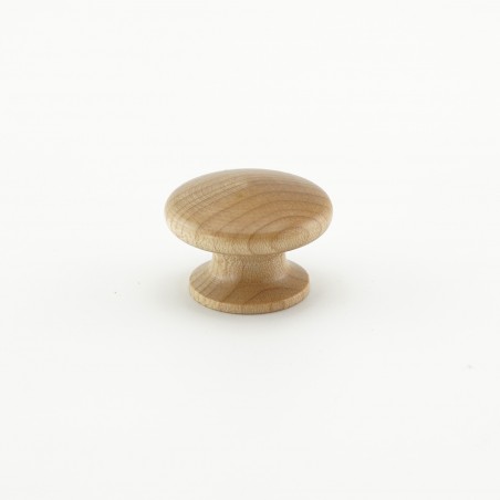 30mm Maple Wooden Cabinet Knob