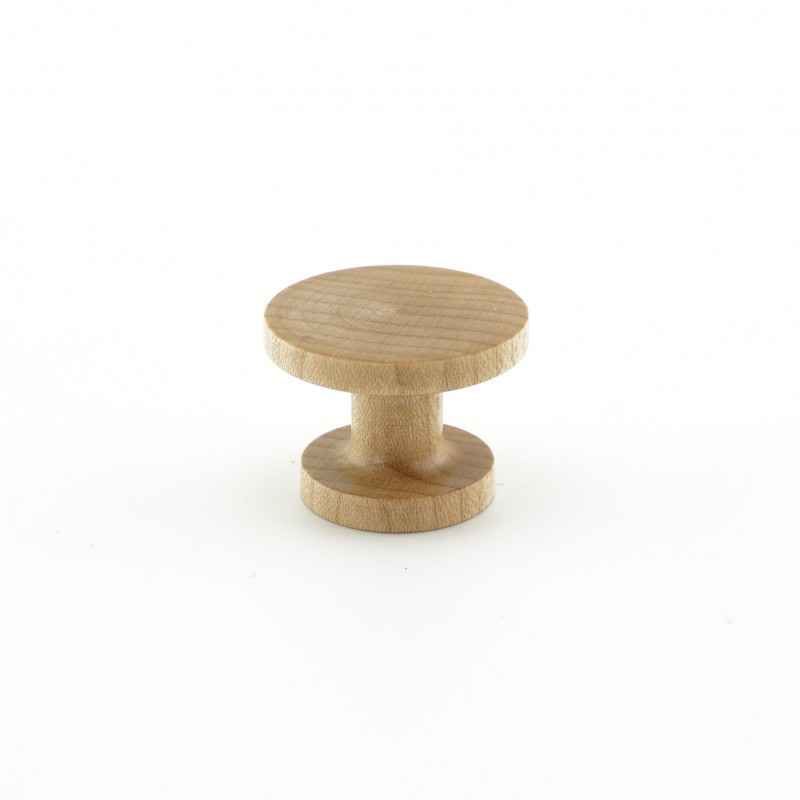 30mm Maple Wooden Cabinet Knob
