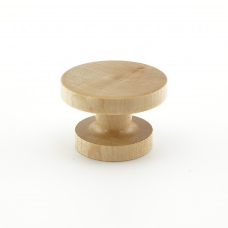 48mm Maple Wooden Cabinet Knob