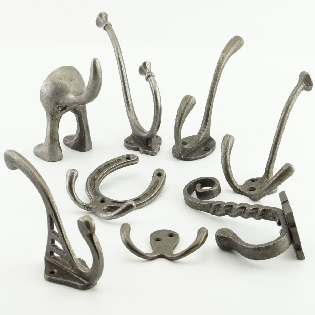 Cast Iron Hooks For Doors & Walls | Range of Styles